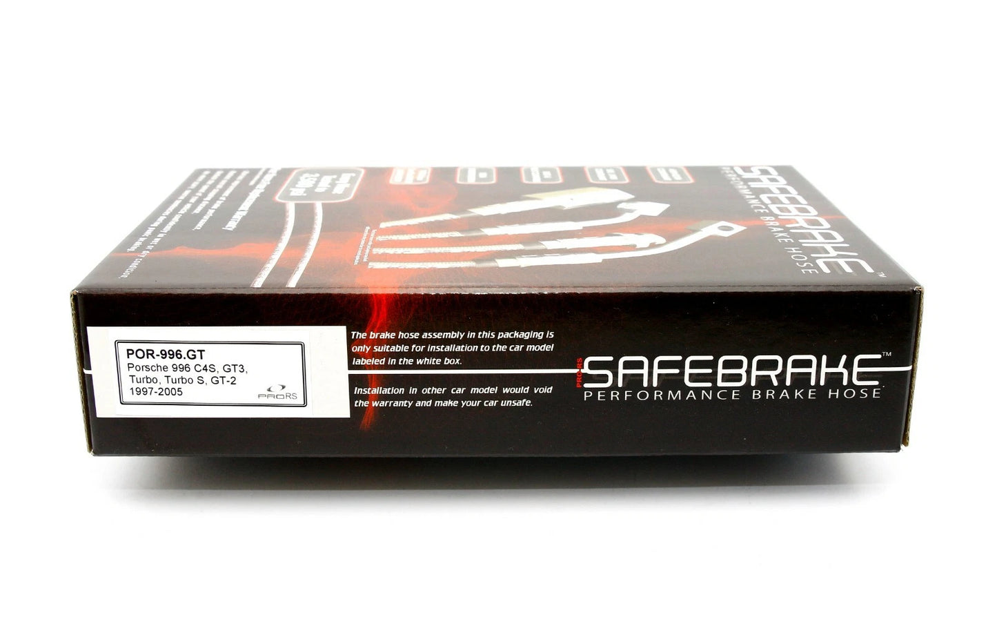 Braided Brake Line Kit for Porsche 911 (996) C4S-GT3-Turbo/S-GT2 (1999-2005)
