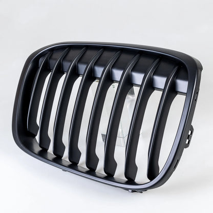 Front Bumper Grille for BMW X1 F48 (2015-2022) Matte Black Sport Style