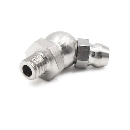 2 x M6 x 1 Stainless Steel Grease Nipple Fitting for Motorcycle Car