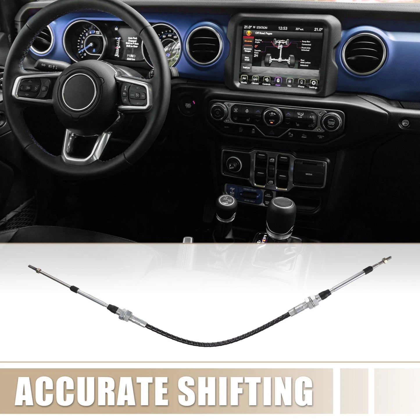 Transmission Shift Linkage Kit for Jeep Wrangler TJ (1997-2006)