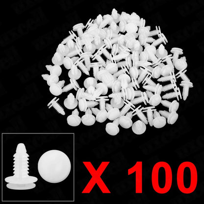 100 Pcs Pickup Door Panel Clips Fasteners for Chrysler, Dodge, Ram
