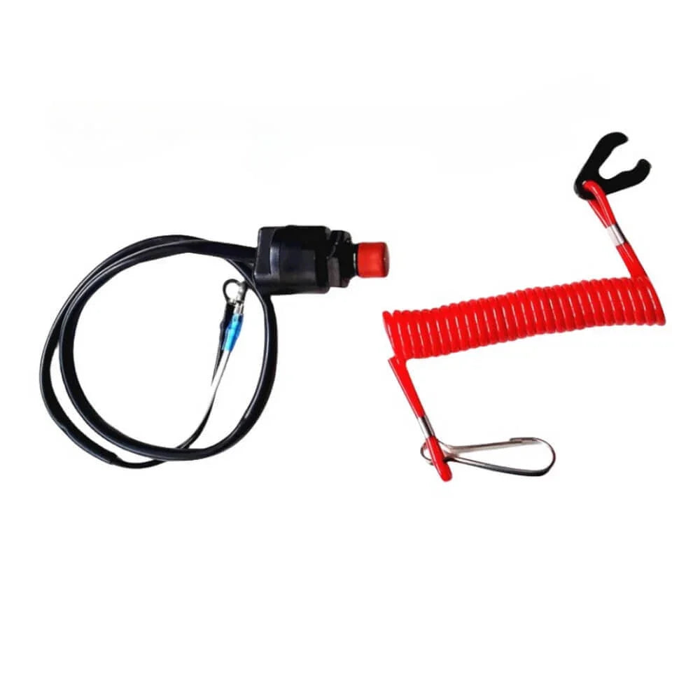 Kill Stop Switch & Safety Lanyard for Yamaha 2-Stroke Outboard 63V/689
