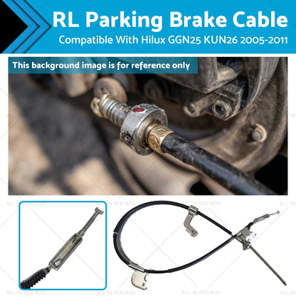 Rear LH Park Brake Cable for Toyota Hilux GGN25R KUN26R (2005-2011)
