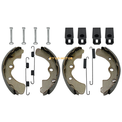 Brake Shoes Front&Rear Pins for Kawasaki Mule 2510 2520 (1993–2000)