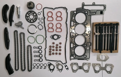 Head Gasket Bolts Timing Chain Kit 2.0L Turbo Diesel N47D20C for BMW (2010–2015)