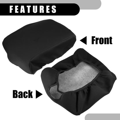 Center Console Armrest Cover for Ford F-150 2021-2023 Black