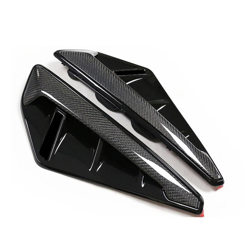 Dry Carbon Fiber Side Fender Air Vent Trim Parts Fit For BMW X5M 2020