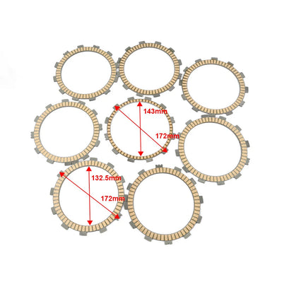 Clutch Friction Plates for Yamaha VMX1200 V-Max 1200 (1985-2007)