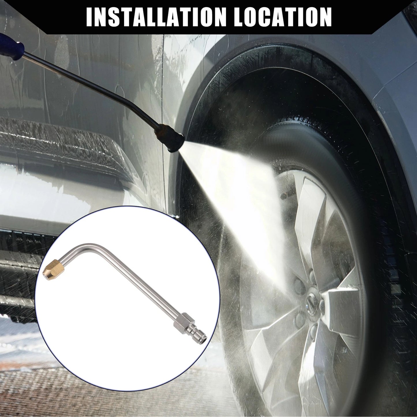 Pressure Washer Extension Wand / 15cm for Car Motorcycle Bike