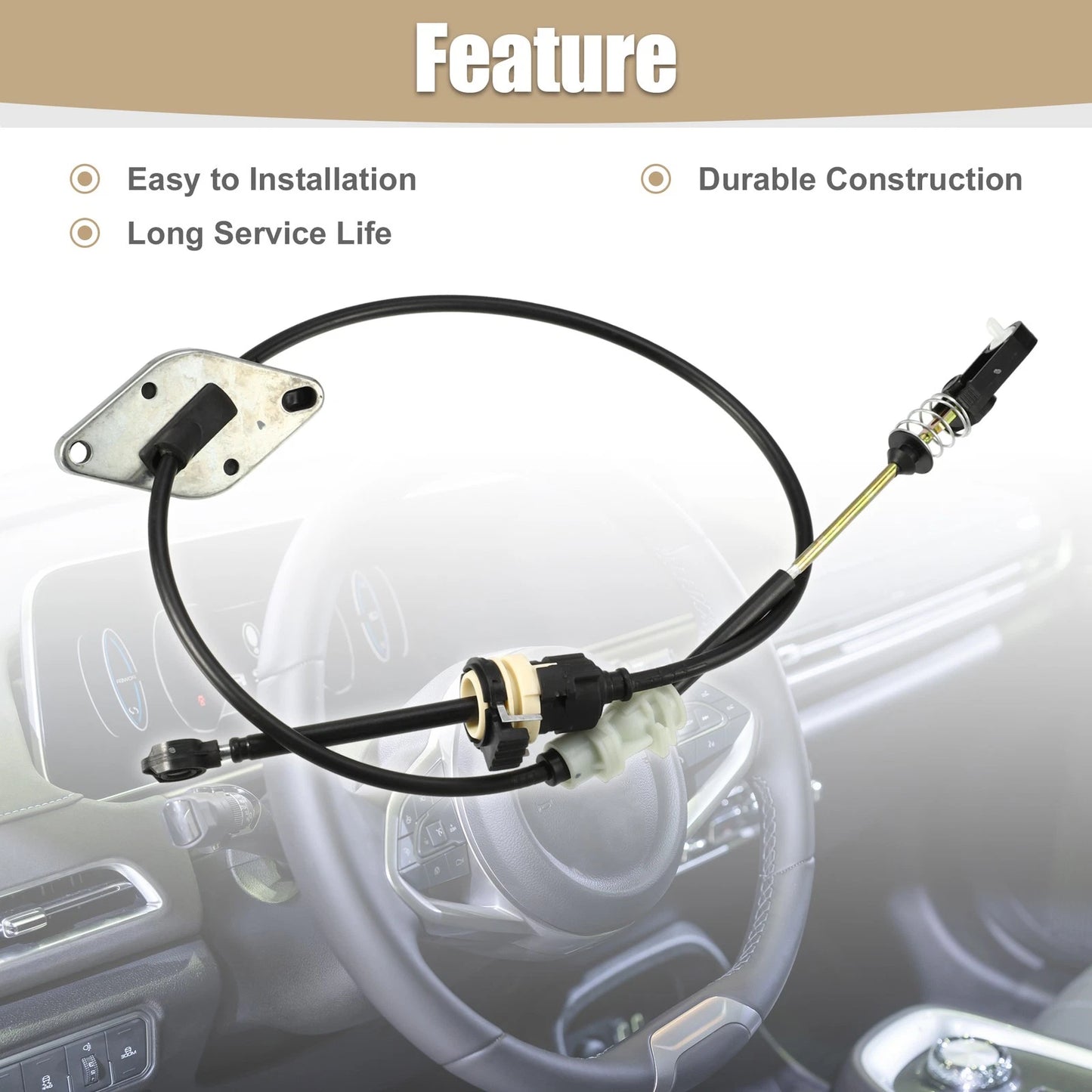 Automatic Transmission Shifter Cable for Dodge Nitro (2007-2011)