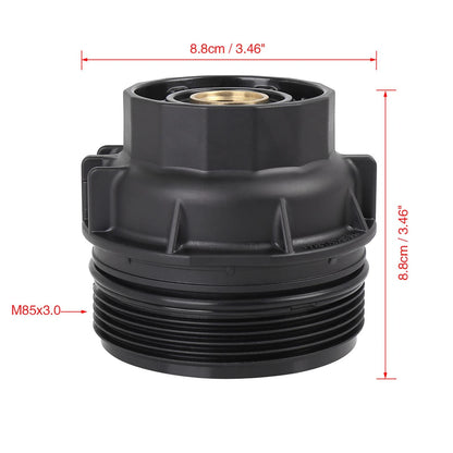 Black Engine Oil Filter Cap Cover for Toyota Lexus