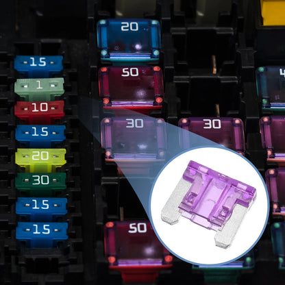 30 Pcs Mini Blade Style Fuses 3A for Automotive