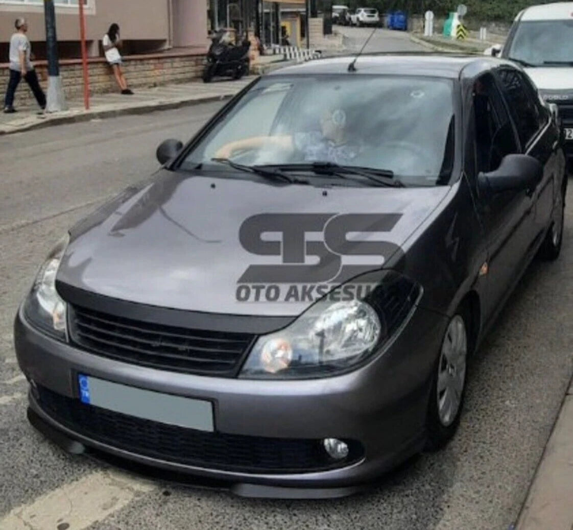 Front Bumper Lip 3 Pcs for Renault Symbol (2008-2012)