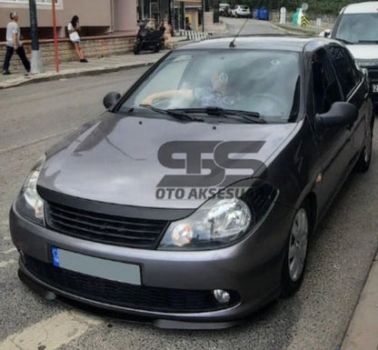 Front Bumper Lip 3 Pcs for Renault Symbol (2008-2012)