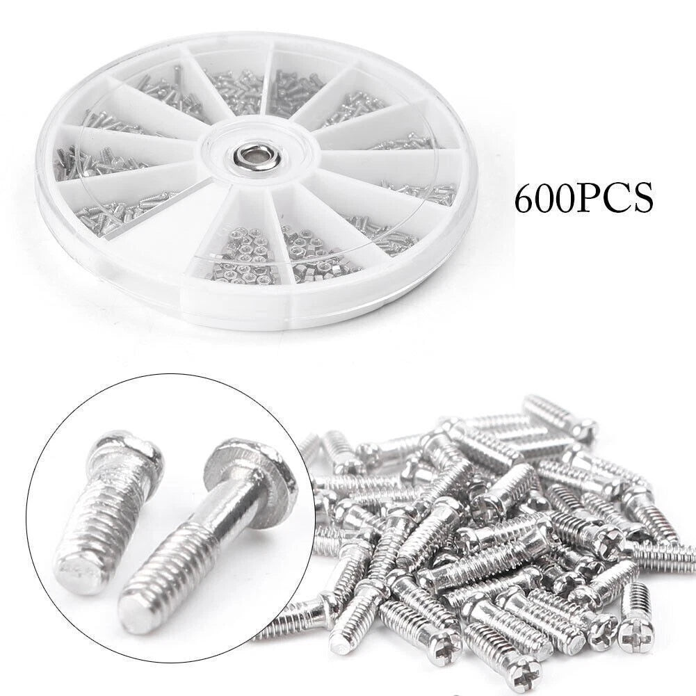 600 x 12 Screw Nuts Electronics Assortment Kit for Various Applications