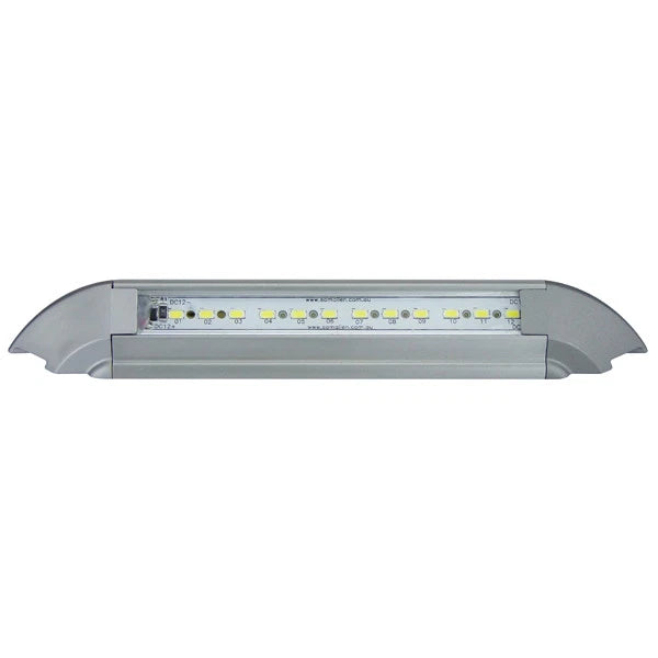Waterproof LED Light Cool White 12V Boat Caravan Awning 400 Lumen Grey