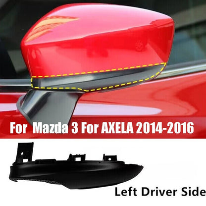 Left Driver Side Rear Mirror Base Plate Cover / for Mazda-3 AXELA (2014–2016)