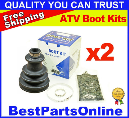 2 x Rear Inner & Outer CV Boot Kit for Cub Cadet Volunteer (2006–2013)