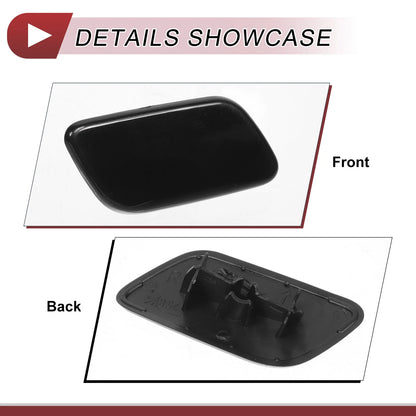 Front Right Washer Nozzle Cover for Subaru Forester 2013-2015 Black