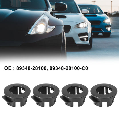 4 x Black Bumper PDC Parking Sensor Retainers for Toyota