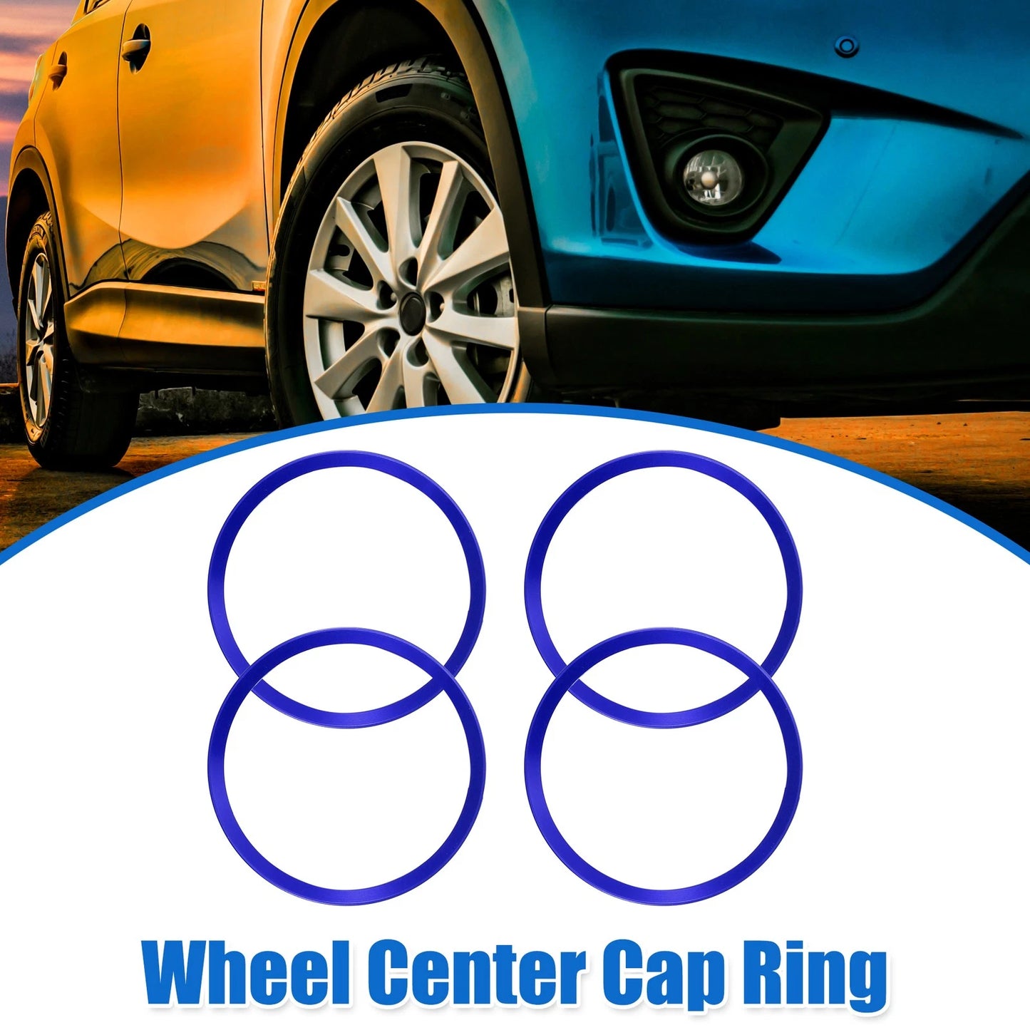 4 x Wheel Rim Center Cap Hub Rings Covers for Mazda 3, CX-30 (2020-2023)