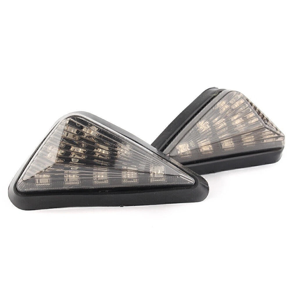 Smoke LED Amber Turn Signal Lights for Kawasaki Ninja ZX6R (1998-2006)