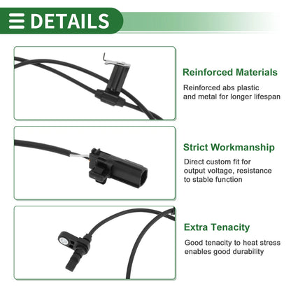 ABS Wheel Speed Sensor for Toyota Yaris (2008-2012) - 1 Pcs