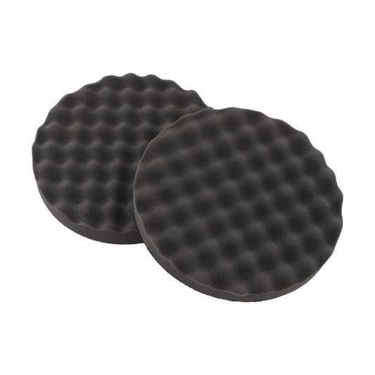 2 x 8-Inch Round Single-Sided Foam Polishing Pad Tool Kit Black