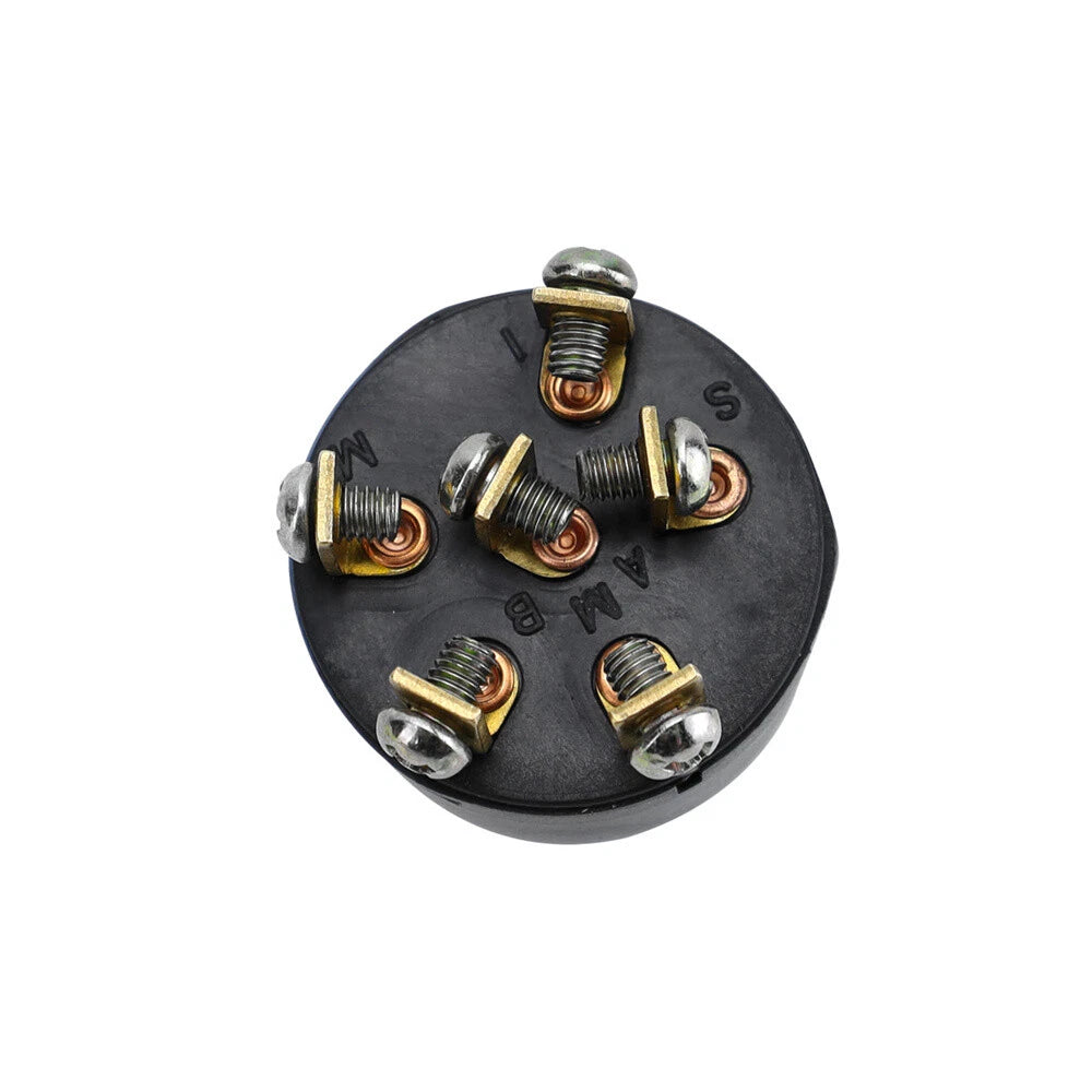 3 Position Outboard Ignition Switch with 6 Terminals & 2 Keys for Boats