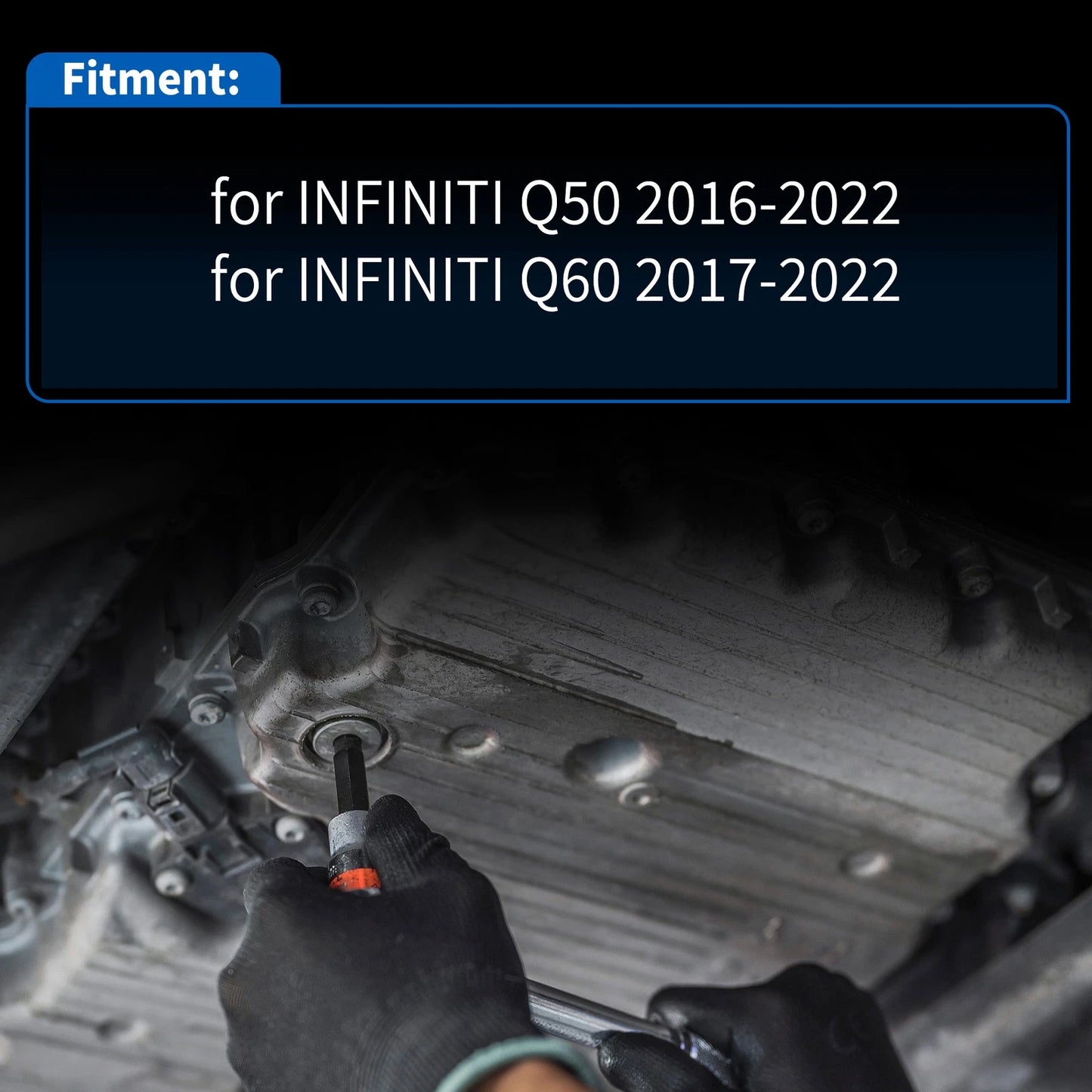 Oil Pan Gasket / Cover for INFINITI Q50 Q60 (2016-2022)