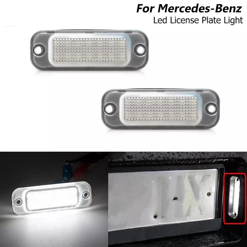 LED License Plate Light Lamp for Mercedes Benz W463 G-Wagon (2012–2024)