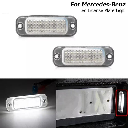 LED License Plate Light Lamp for Mercedes Benz W463 G-Wagon (2012–2024)