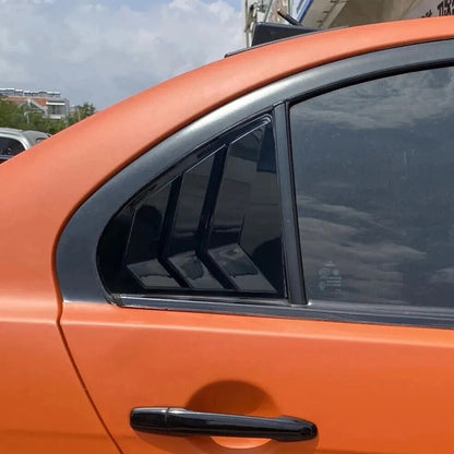 Gloss Black Side Vent Window Louver Cover Trim for Mitsubishi Lancer EVO (09-16)
