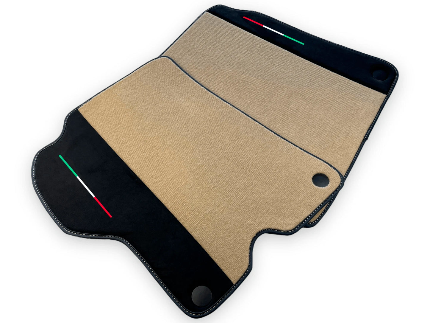 Beige Tailored Floor Mats for Ferrari California Convertible (2008-2014)