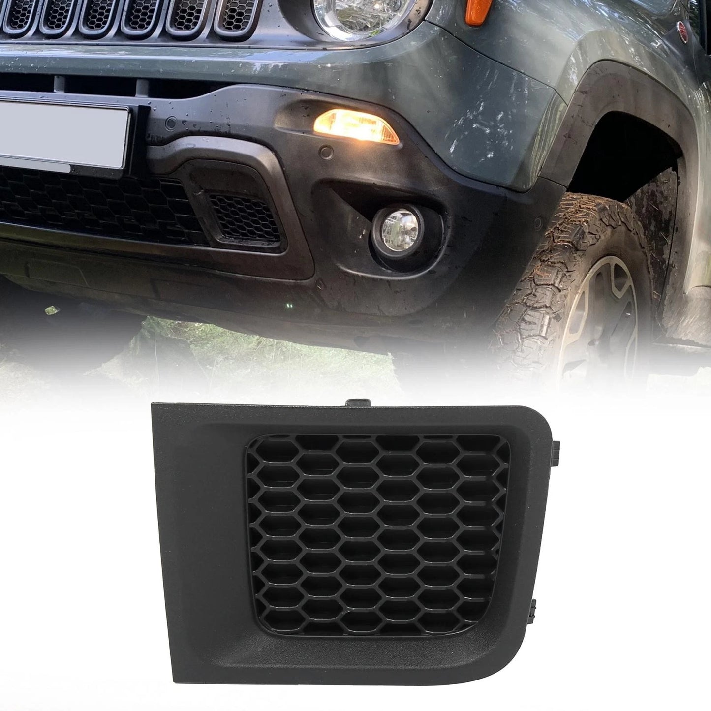 Front Left Lower Bumper Grille for Jeep Renegade (2015-2017)