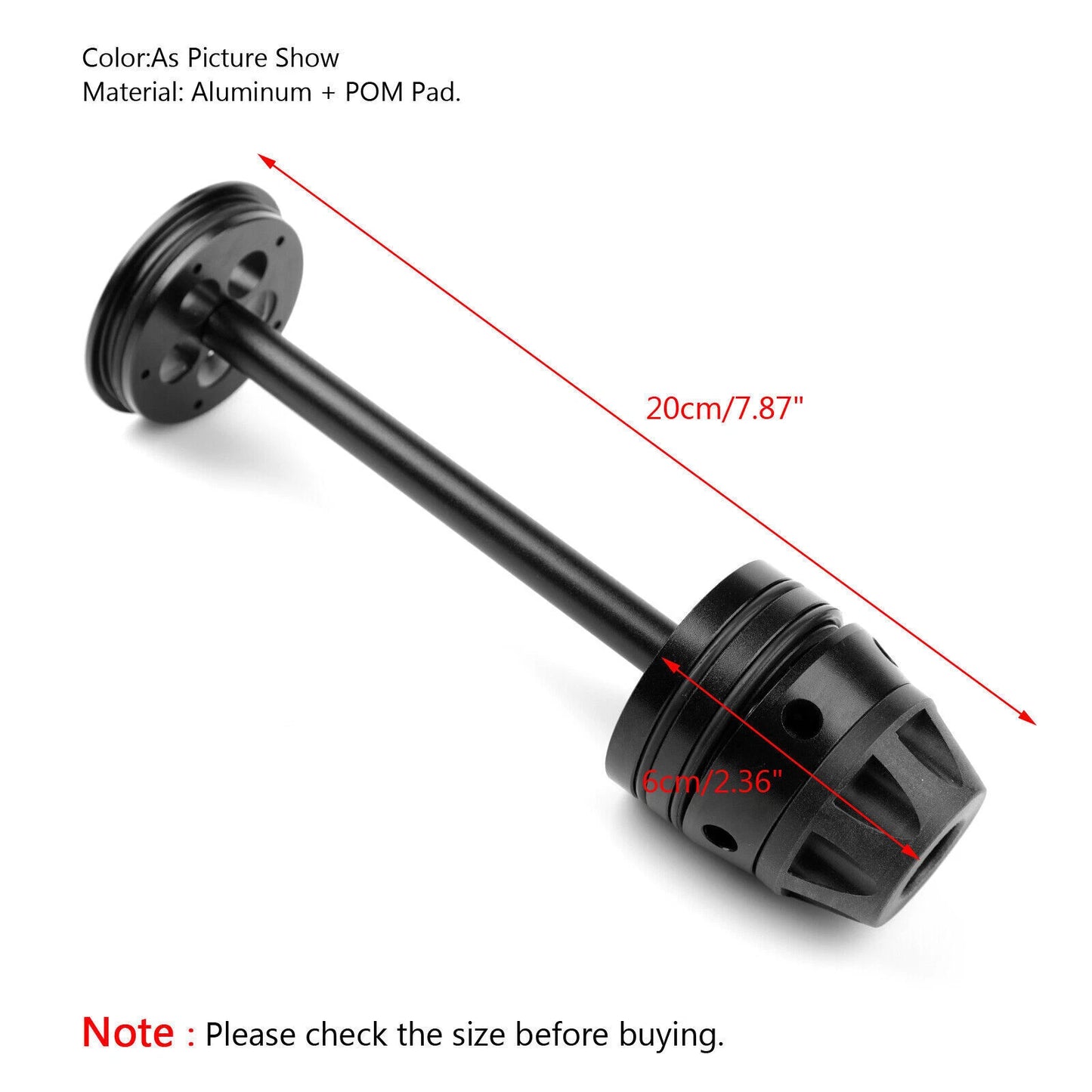 Rear Axle Hub Slider Protector for BMW R Nine T, R1200GS (2013-2018)