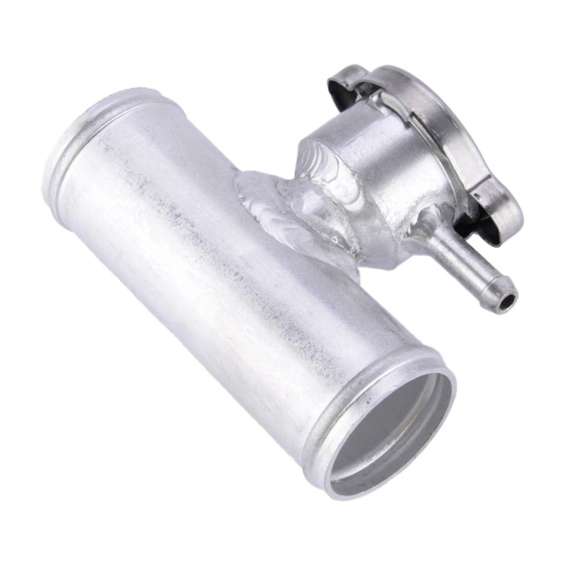 38mm Aluminum Radiator Coolant Inline Filler Neck Hose w/ Cap for Car Model