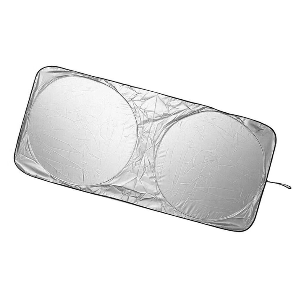 Folding Front Windshield Sun Shade Cover for Auto (Fits Various Models)