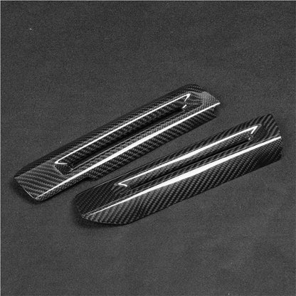 ABS Carbon Fiber Look Interior Door Armrest Covers for Ford Mustang (2015-2023)