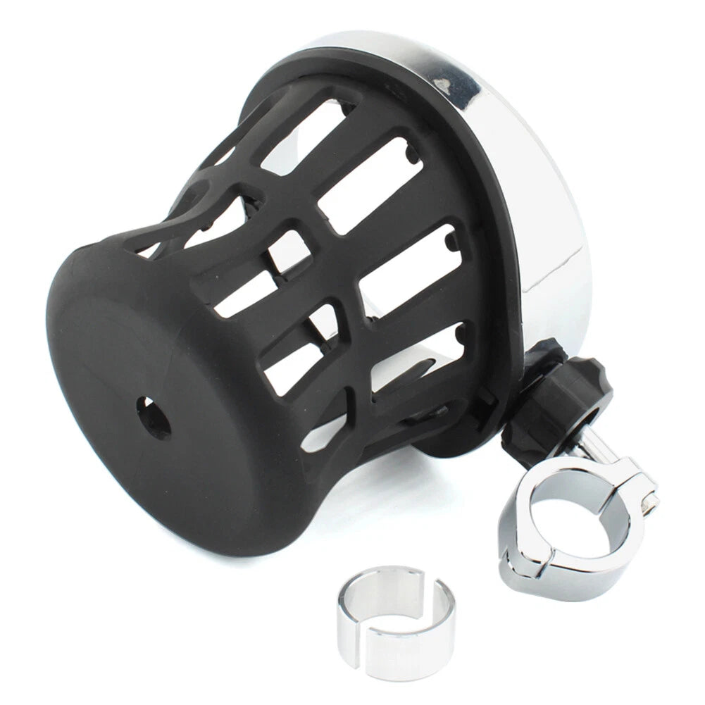 Chrome Motorcycle Drink Cup Holder for 7/8"-1" Bars (22mm-25mm)