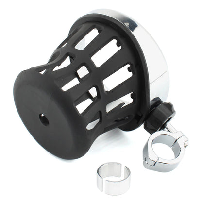 Chrome Motorcycle Drink Cup Holder for 7/8"-1" Bars (22mm-25mm)
