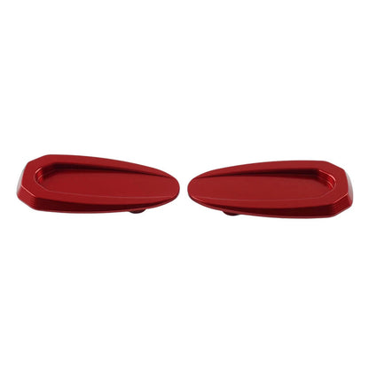 Rearview Mirror Block Off Base Plates Cover Red for BMW S1000RR (2020-2023)