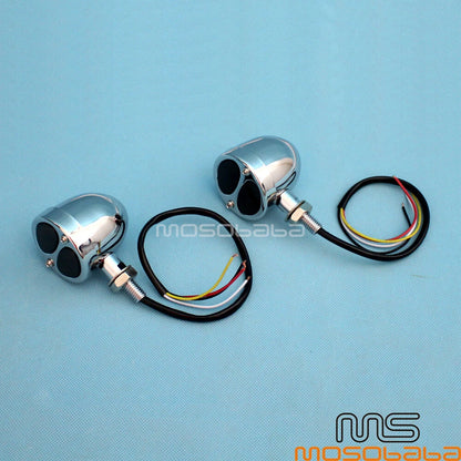 Bullet LED Running Turn Signal Brake Tail Light for Harley Dyna Retro