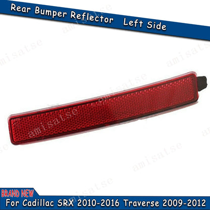 Rear Left Bumper Reflector for GMC Acadia, Traverse, SRX (2007-2016)
