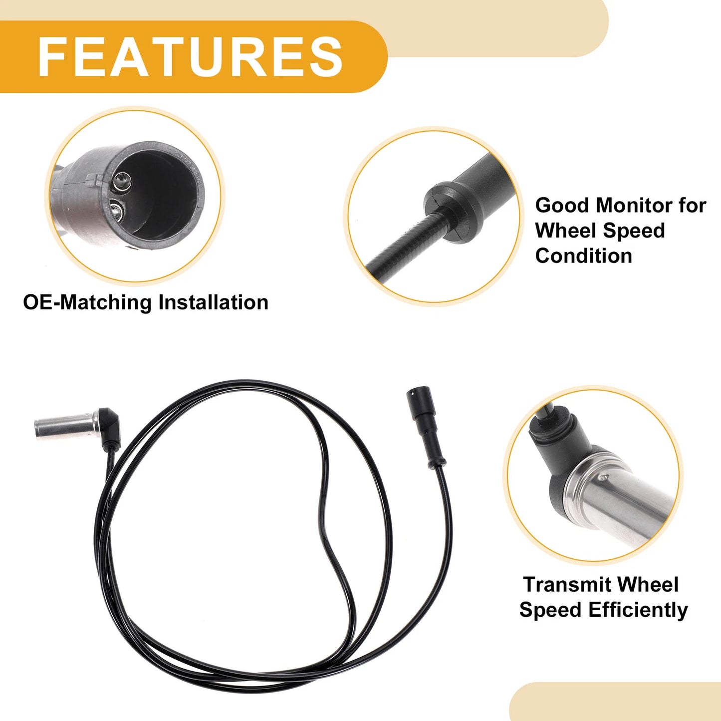 ABS Wheel Speed Sensor for Ford F-650/F-750 (2000-2009)