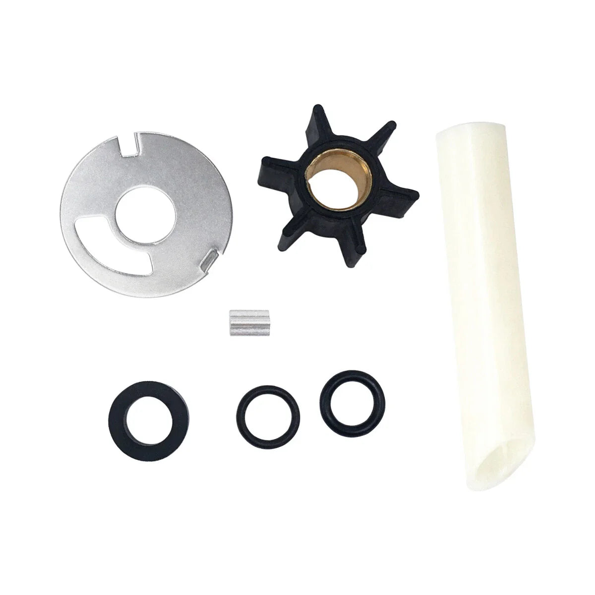 Water Pump Impeller Kit for Mercury 4-9.8HP, 0.438" ID, 47-89980T1