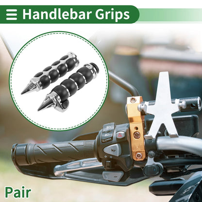0.87 x 0.87 Universal Motorcycle Hand Grips Cover Non Slip for All Models