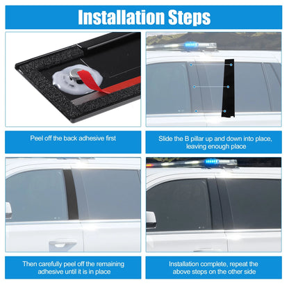 Door B Pillar Trim Panel Left & Right Windshield Outer for Cadillac Chevy