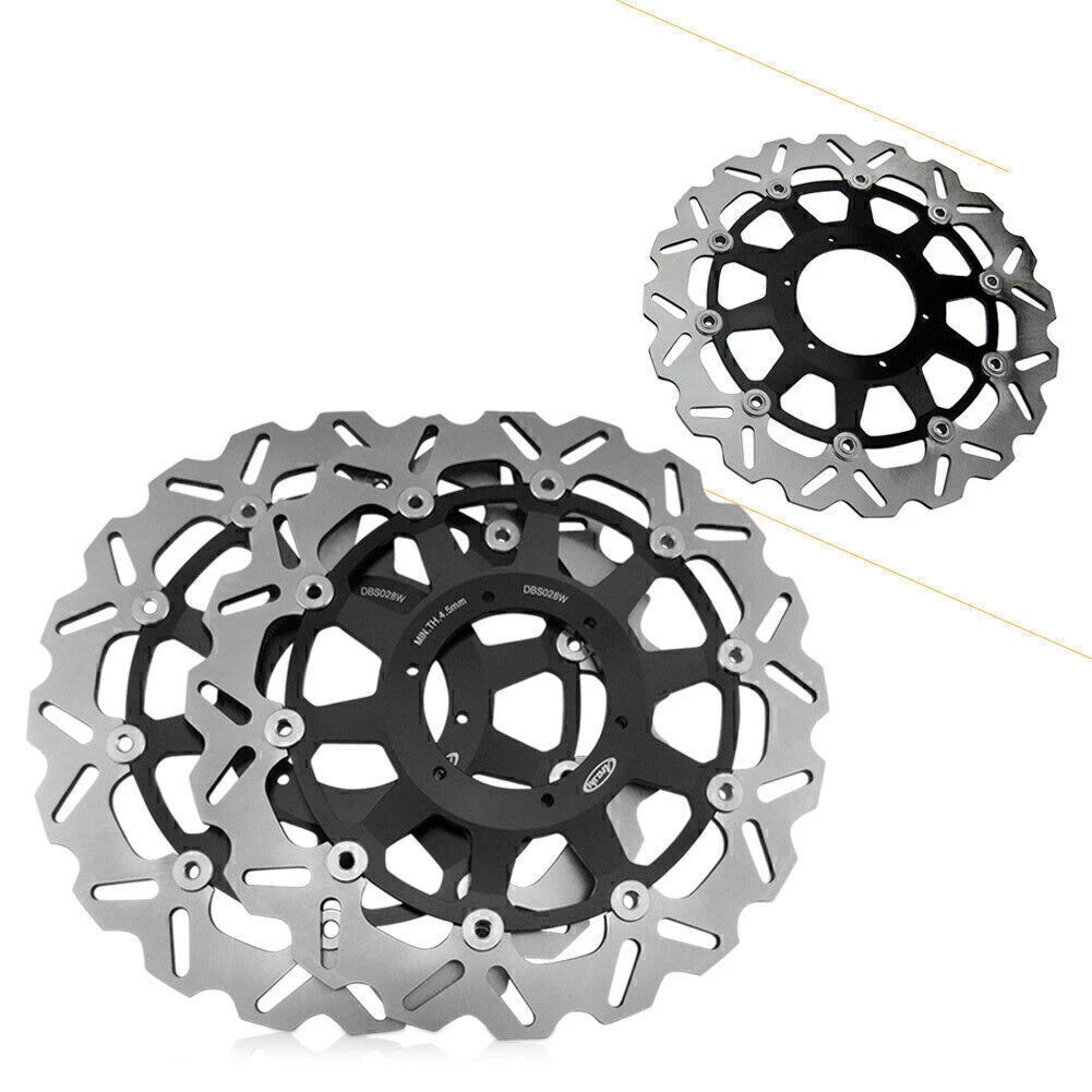 Front Brake Disc Rotors for Honda CBR929RR, CBR954RR (2000-2003) Black