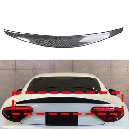 Real Carbon Fiber Rear Trunk Spoiler Wing For Maserati GranTurismo GT 2007-2015